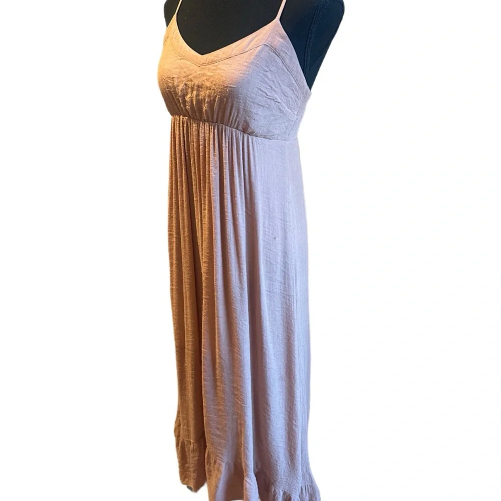 Light brown Spaghetti Strap Maxi Dress - Picture 2 of 5